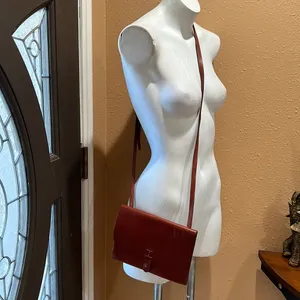 Lucky brand tan leather crossbody thumbnail 2