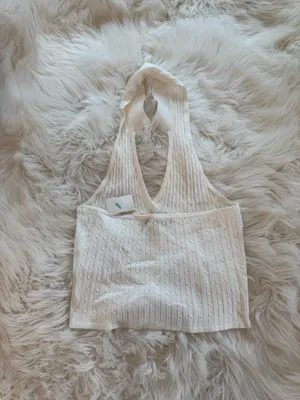 Ruby and Jenna Knit Halter Top thumbnail 3