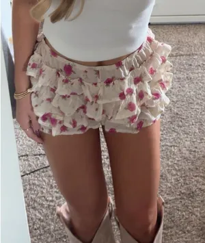 Free People Ruffle Shorts thumbnail 3