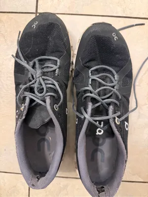 On Running Women's Athletic Sneakers in Black and Gray thumbnail 1