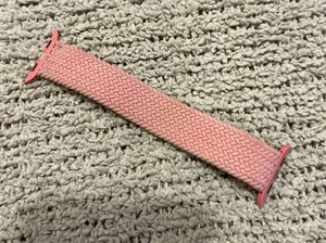 Apple Pink Braided Elastic Watch Band for Women thumbnail 1