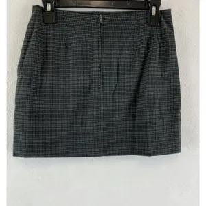 VTG Y2K Route 66 Women’s Mini Skirt Plaid Grunge Green Size 16 thumbnail 4