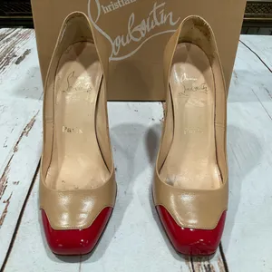 Christian Louboutin Leather Color‎ Block Pattern D’Orsay Pumps thumbnail 1