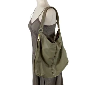 Kelsi Dagger McKenzie Sage Hobo Pebble Leather Shoulder Tote‎ Bag Green NEW*￼ thumbnail 2