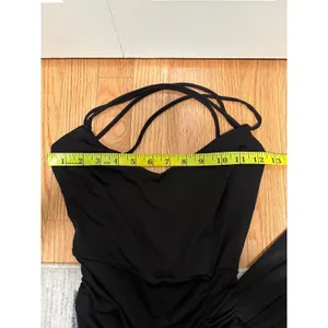 Windsor Black Ruched Bodycon Dress Size S thumbnail 8