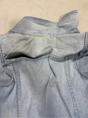 Madewell Light Wash Denim Vest with Button Front small thumbnail 5