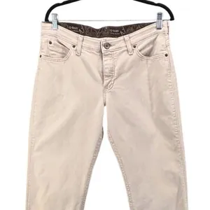 Wrangler Q-Baby Riding Jeans 12 Cream Bootcut Mid Rise 11/12x34 Cowgirl Elastic thumbnail 3