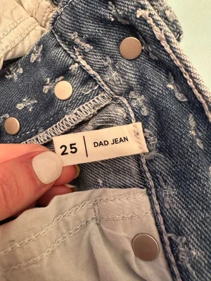 PacSun High-Rise Distressed Dad Jeans thumbnail 8