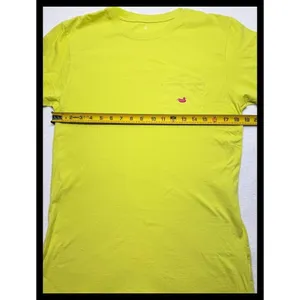 Southern‎ Marsh T-Shirt Womens Medium Lime Green Pocket Short Sleeve Tee thumbnail 4