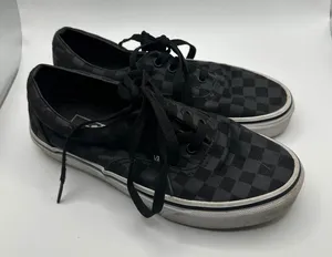 Vans Era Black Checkerboard Low Top Skate Shoes Mens 5.5 Womens 7.0 Sneakers thumbnail 1