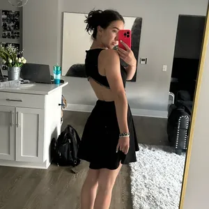 Revolve NBD Black Dress with Beaded Cutout thumbnail 5