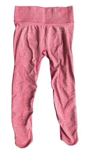 Gymshark Seamless Pink Leggings with Waist Pocket‎ Size Estimated M thumbnail 1