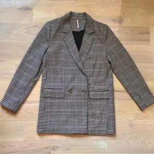 Free people Women's Houndstooth Blazer jacket, size Xs thumbnail 2