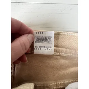 Levis 550 Relaxed Fit Tapered Leg Jeans Tan Beige High Rise Vintage‎ 14 Reg M thumbnail 3