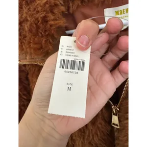 NWT Anthropologie Maeve teddy faux fur jacket size medium thumbnail 5
