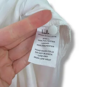 NEW Lulus Adorna White Off-the-Shoulder Semi-Sheer Button Chiffon Maxi Dress XL thumbnail 11