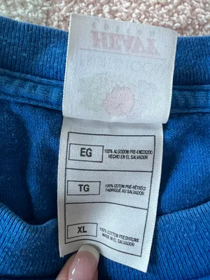Tee Blue Size XL thumbnail 4