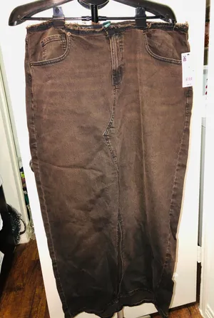 Jean skirt Brown Size 16 thumbnail 1