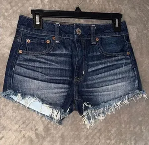 American Eagle Hi-Rise Festival Jean Shorts size 0 #772 thumbnail 1