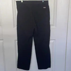 FIGS Technical Collection Black Scrub Pants Large Short thumbnail 3