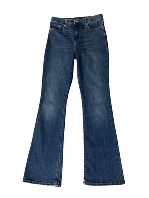 Banana Republic Womens 27/4 High Rise Bootcut Jeans Dark Wash USED thumbnail 3