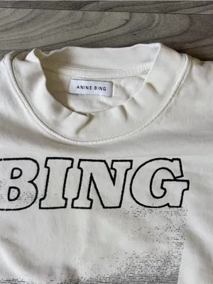 Anine Bing Jaci Sweatshirt Rio De Janeiro Size Large thumbnail 3