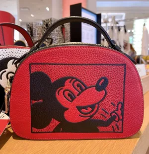 Coach Disney Mickey Mouse Leather Crossbody c6977 thumbnail 1