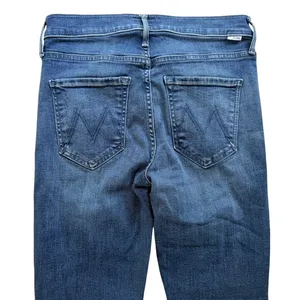 Mother Denim Mid Rise Dazzler Ankle Size 26 Nothing Between Us Blue Stretch thumbnail 8