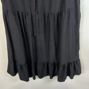 Anthropologie x Maeve Shira Tiered Tunic‎ Dress Women's Size Small Black Casual thumbnail 3