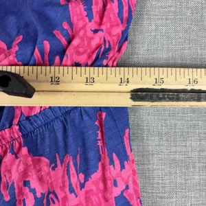 Lilly Pulitzer Dress Womens Large Pink Giraffe Print Strapless Sundress Mini thumbnail 5