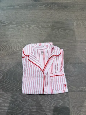 Victorias Secret Flannel Long Pajama Set thumbnail 2