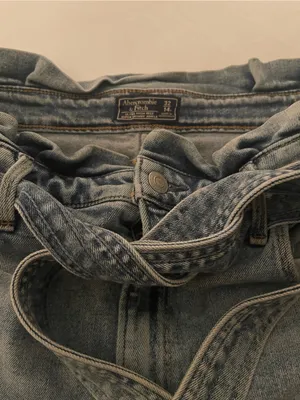 Abercrombie & Fitch Ultra High Rise Tie-Waist Jean thumbnail 6