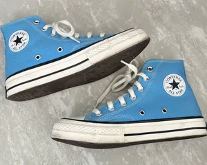 Converse Chuck 70 Vintage Canvas Hi-Top sneaker in University Blue- Woman’s 6 thumbnail 1