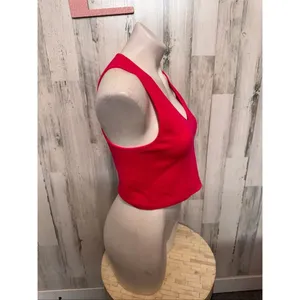 90 Degree by Reflex Rib Seamless Highline Tank Top Hot Pink Women’s XL thumbnail 4