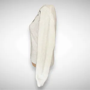 HOLIDAY TIME White‎ Polar Bear Long Sleeve Relaxed Fit Sweater Small | EUC thumbnail 4