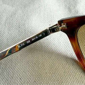 Saint Laurent Cat Eye Brown Havana Sunglasses thumbnail 8