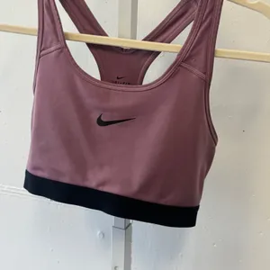 Nike Dri-FIT Swoosh Medium Support Racerback Sports Bra Mauve Pink 849699-515 M thumbnail 3