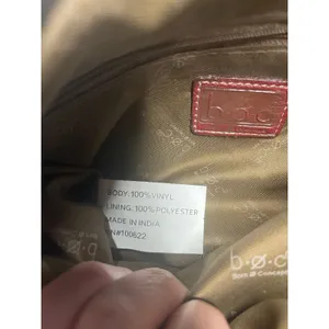 B.O.C. Born Concept Red Pebbled "Super organizer" Crossbody bag thumbnail 10