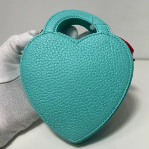 Tiffany & Co. Return To Tiffany Heart Shaped Leather Mini Bag Coin Purse Case thumbnail 7