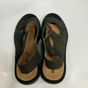 Collection by‎ Clarks Reedly Juno black wedge Sandals women’s size 10 thumbnail 6