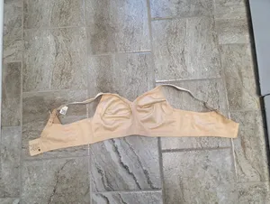 Womens Wireless Full Coverage Minimizer Bra Size 48C Unpadded Beige Tan Plus thumbnail 4