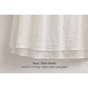 Maeve by Anthropologie‎ White Gauze Dress – Size Small thumbnail 7