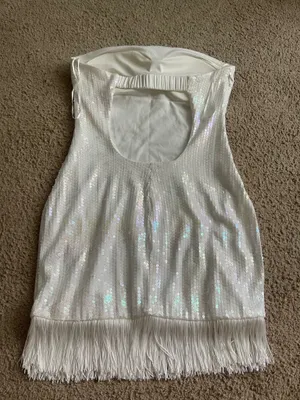 Selfie Leslie About You Strapless Fringe Mini Dress thumbnail 4