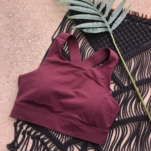 Athleta Warrior Bra Long Line Sports Bra Size Medium thumbnail 3