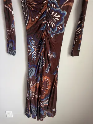 NWT FARM Rio Delicate Garden Long Sleeve Maxi Dress XS thumbnail 12
