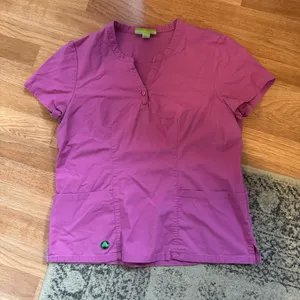 Crocs Medium Pink Scrub Top thumbnail 1