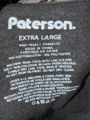 Black Paterson Play Made Hoodie Men’s XL NWT Black thumbnail 2
