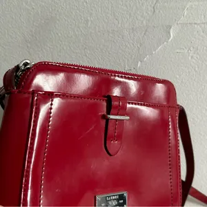 Vintage Lauren Ralph Lauren Cow Leather Red Shoulder Bag Y2K Country Western thumbnail 6