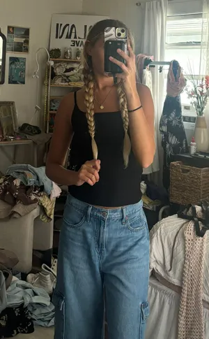 Black Long Tank Size XS thumbnail 1