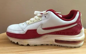 Nike Air Max Red and White SC Women's Shoes Size 6 thumbnail 1